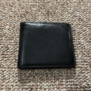 Like-New Men’s Leather Coach Bifold Wallet